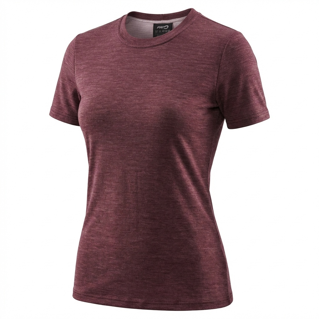 dámské bordó pro-active tričko